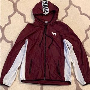 Victoria Secret’s PINK Maroon Raincoat